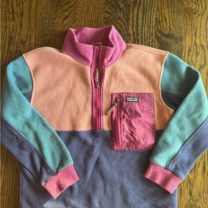 Patagonia Kids Multicolor Fleece Hoodie